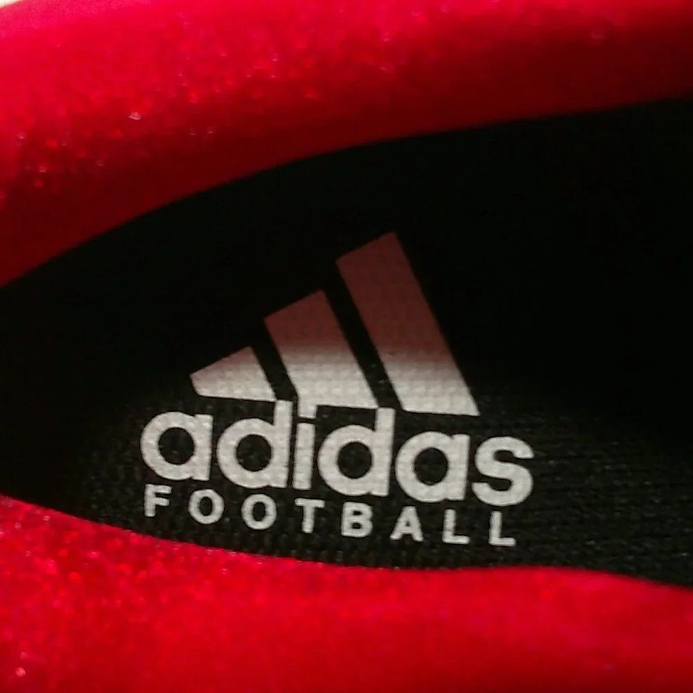 Adidas Adizero Spark MD Football Cleats Red White EH3442 Men’s Size 11.5 | UK 11